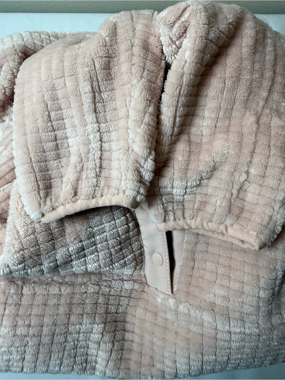 Orvis Plush Quarter-Zip Pullover Jacket - Dusty Pink - Picture 7 of 8